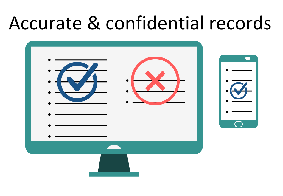accurate and confidential records